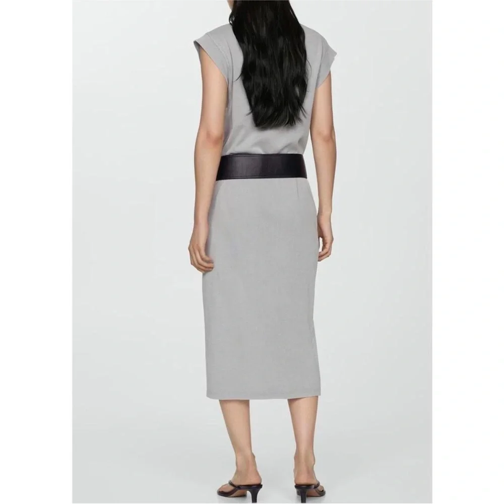 Mango Gray Maxi Dress - Picture 4 of 4